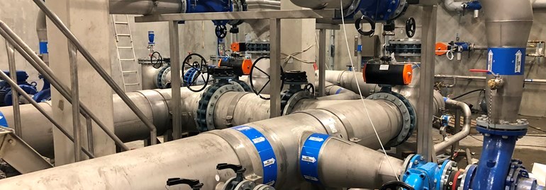 ORAB utför komplett rörmontage vid två pumpstationer
